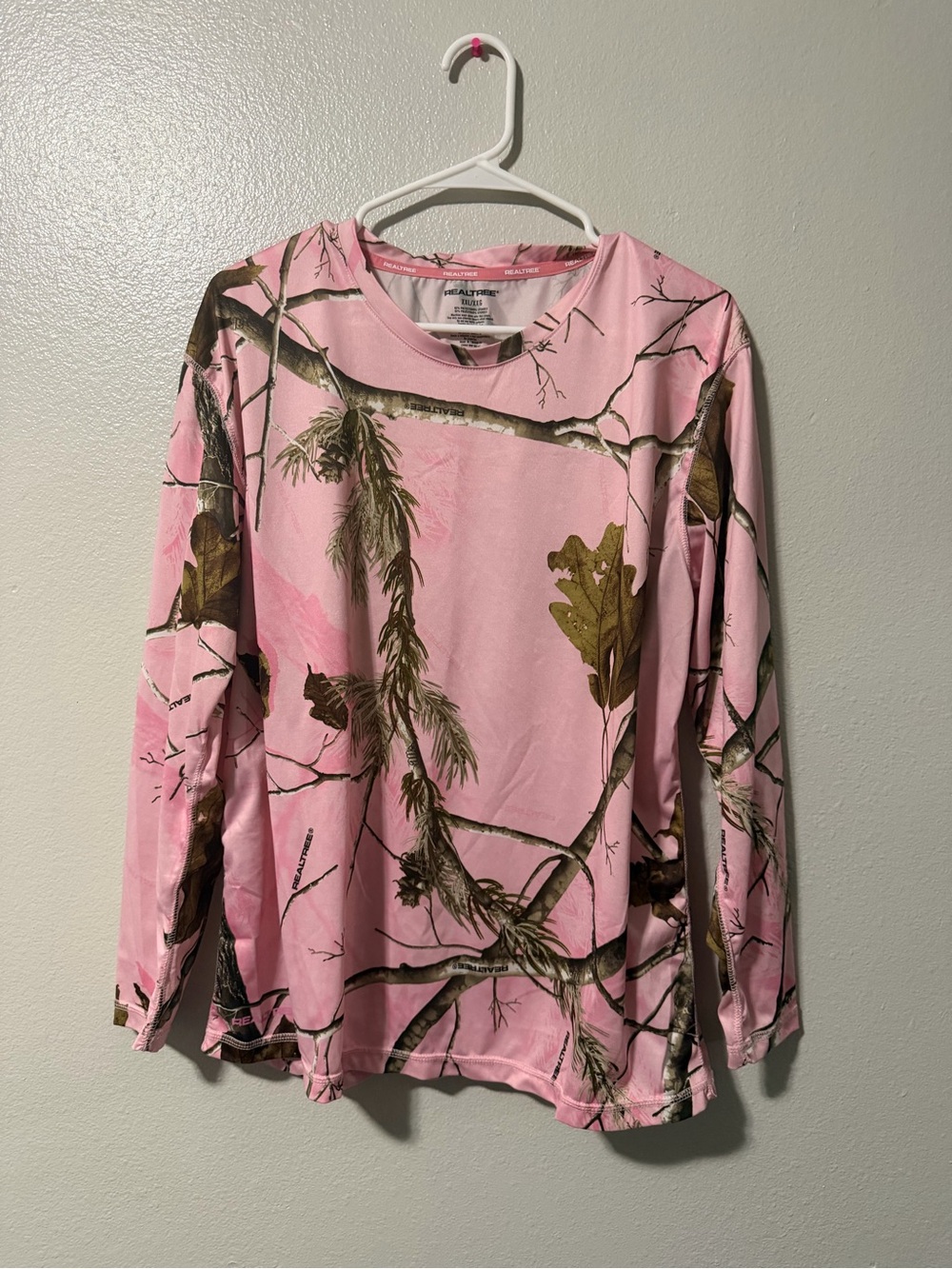 Realtree Pink Camo Long Sleeve Set XXL